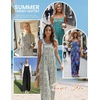 image:imageEkouaer Womens Casual Overalls Loose Wide Leg Jumpsuits Summer Boho Floral Printed Baggy Rompers with PocketsTaupe