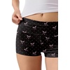 image:imageEkouaer Womens Fold Over Shorts Sexy Low Waist Lounge Shorts Y2K Pajama Micro Bottoms Summer Foldover Sleep ShortsBlack Bow