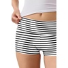 image:imageEkouaer Womens Fold Over Shorts Sexy Low Waist Lounge Shorts Y2K Pajama Micro Bottoms Summer Foldover Sleep ShortsBlack Stripe