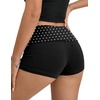 image:imageEkouaer Womens Fold Over Shorts Sexy Low Waist Lounge Shorts Y2K Pajama Micro Bottoms Summer Foldover Sleep ShortsPolka Dots