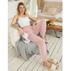 image:imageEkouaer Womens Jogger Pajamas Pants Comfy Long Lounge BottomDrawstring Elastic Waist Sleep Pants with PocketsPink
