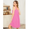 image:imageEkouaer Womens Nightgown Sleeveless Sleepwear Wide Strap Sleep Shirt Pleated Scoopneck Nightshirt S4XL001peach