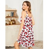 image:imageEkouaer Womens Nightgown Sleeveless Sleepwear Wide Strap Sleep Shirt Pleated Scoopneck Nightshirt S4XLHeart