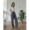 image:imageEkouaer Womens Pajama Pants with Pockets Comfy Casual Wide Leg Yoga Pants Soft Stretch Pajama Bottoms Black SmallDark Grey