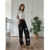 image:imageEkouaer Womens Pajama Pants with Pockets Comfy Casual Wide Leg Yoga Pants Soft Stretch Pajama Bottoms Black SmallPlanet