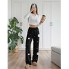 image:imageEkouaer Womens Pajama Pants with Pockets Comfy Casual Wide Leg Yoga Pants Soft Stretch Pajama Bottoms Black SmallPlanet