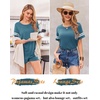 image:imageEkouaer Womens Pajama Sets Short Sleeve Short Sets 2 Piece Sleepwear Soft Lounge Sets with PocketSXXL