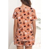 image:imageEkouaer Womens Pajamas Sets Short Sleeve Pjs Two Piece Sleepwear Casual Lounge Sets With PocketsHalloween Pumpkin