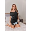 image:imageEkouaer Womens Pajamas Short Sleeve Summer Pj Set V Neck 2 Piece Loungewear Sleepwear SXXL