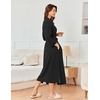 image:imageEkouaer Womens Robe Long Waffle Knit Bathrobe Lightweight Soft Kimono Robes Loungewear SXXLBig Waffleblack