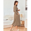 image:imageEkouaer Womens Robe Long Waffle Knit Bathrobe Lightweight Soft Kimono Robes Loungewear SXXLBig Wafflekhaki