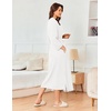 image:imageEkouaer Womens Robe Long Waffle Knit Bathrobe Lightweight Soft Kimono Robes Loungewear SXXLSmall Wafflewhite