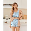 image:imageEkouaer Womens Sleeveless Pajamas Set Casual Sleepwear Soft Pj Sets Tank Top and Shorts 2 Piece Loungewear for Summer SXXLPlanet