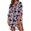 Navy Blue Flower