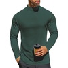 image:imageEkouaer Mens Mock Turtleneck Long Sleeve Turtle Neck Tops Lightweight Undershirt Thermal Sweater ShirtsGreen