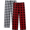 Red Plaid+white Plaid
