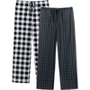 White Plaid+grey Plaid