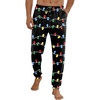 image:imageEkouaer Mens Pajama Pants Ultra Lightweight Pjs Bottoms Soft Sleep Jogger Pants with Pocket DrawstringXmas Light Bulbs