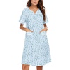 Light-blue Floral