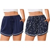 image:imageEkouaer Pajama Shorts for Women 2026 Soft Sleep Shorts Casual Lounge Shorts Comfy Pj Bottoms with PocketsNavy and Star