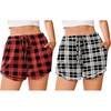 Red Plaid and Black Plaid