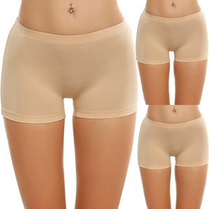 image:imageEkouaer Boyshort Panties Womens Soft Underwear Briefs Invisible Hipster 3 Pack Seamless Boxer Brief Panties SXXLAnude3 Pack
