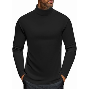 image:imageEkouaer Mens Turtleneck Long Sleeve Turtle Neck Shirts Basic Lightweight Undershirt Thermal Pullover Sweater SXXLBlack