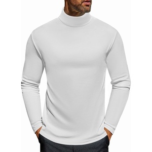 image:imageEkouaer Mens Turtleneck Long Sleeve Turtle Neck Shirts Basic Lightweight Undershirt Thermal Pullover Sweater SXXLWhite