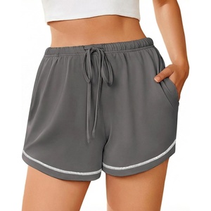image:imageEkouaer Pajama Shorts for Women 2026 Soft Sleep Shorts Casual Lounge Shorts Comfy Pj Bottoms with PocketsDark Grey