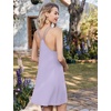 image:imageEkouaer 2 Pack Nightgowns for Women Racerback Sleeveless Night Shirt Sexy Sleep Dress Spaghetti Strap Sleepwear SXXXL2 PackblackLight Purple