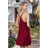 image:imageEkouaer 2 Pack Nightgowns for Women Racerback Sleeveless Night Shirt Sexy Sleep Dress Spaghetti Strap Sleepwear SXXXL2 PackblackWine Red