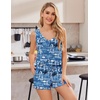 image:imageEkouaer 2 Pack Pajamas for Women Set Tank Top and Shorts Pjs Soft Sleeveless Sleepwear Summer LoungewearSXXLCoffee CupGood Night