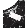 image:imageEkouaer 2 Pack Womens Pajama Sets Short Sleeve Sleepwear Top with Shorts Pjs Soft Comfy Loungewear SXXLTie Dye BlueBlack Sky