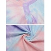 image:imageEkouaer 2 Pack Womens Pajama Sets Short Sleeve Sleepwear Top with Shorts Pjs Soft Comfy Loungewear SXXLTie Dye Pink BlueTie Dye Blue