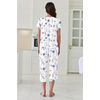 image:imageEkouaer Capri Pajamas Set Womens Ruffle Sleeve Top and Capri Pants Soft Sleepwear Loungewear with PocketsWhite Floral
