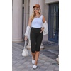 image:imageEkouaer Maternity Shorts for Women Maternity Capris Yoga Pregnancy Short Pants Soft Joggers Lounge Bottoms SXXXLBlack