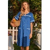 image:imageEkouaer Nightgowns for Women House Dress with Pockets Button Down Sleepshirt Short Sleeve Nightshirt HousecoatPuppy Pawprints