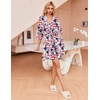 image:imageEkouaer Robes for Women Waffle Knit Bathrobe Soft Lightweight Knee Length Loungewear SXXLAstar Flag