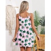 image:imageEkouaer Swimsuit Coverup for Women Sleeveless V Neck Bathing Suit Cover Up Summer Swimwear Beach Cover Ups with PocketsCoconut Tree Light Pink