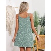 image:imageEkouaer Swimsuit Coverup for Women Sleeveless V Neck Bathing Suit Cover Up Summer Swimwear Beach Cover Ups with PocketsFloral Bright Green