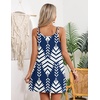 image:imageEkouaer Swimsuit Coverup for Women Sleeveless V Neck Bathing Suit Cover Up Summer Swimwear Beach Cover Ups with PocketsPrint Navy
