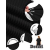 image:imageEkouaer Women 2 Piece Lounge Set 2026 Summer Cruise Outfits Ribbed Loose Short Sleeve Matching Sets with pocketBlack