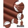 image:imageEkouaer Women 2 Piece Lounge Set 2026 Summer Cruise Outfits Ribbed Loose Short Sleeve Matching Sets with pocketTerracotta