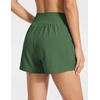 image:imageEkouaer Womens 3 Board Shorts High Waisted Swim Shorts Swimsuit Bottoms Beach Shorts with Pockets S2XLArmy Green