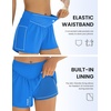 image:imageEkouaer Womens 3 Board Shorts High Waisted Swim Shorts Swimsuit Bottoms Beach Shorts with Pockets S2XLBlue