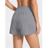 image:imageEkouaer Womens 3 Board Shorts High Waisted Swim Shorts Swimsuit Bottoms Beach Shorts with Pockets S2XLGray