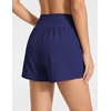 image:imageEkouaer Womens 3 Board Shorts High Waisted Swim Shorts Swimsuit Bottoms Beach Shorts with Pockets S2XLNavy Blue