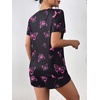 image:imageEkouaer Womens Pajama Sets Short Sleeve Pjs 2 Piece Top and Shorts Sleepwear Comfy Soft Lounge Sets with PocketsPink Butterfly