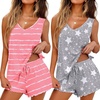 Pink Stripe/Grey Star