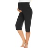 image:imageEkouaer Maternity Shorts for Women Maternity Capris Yoga Pregnancy Short Pants Soft Joggers Lounge Bottoms SXXXLBlack
